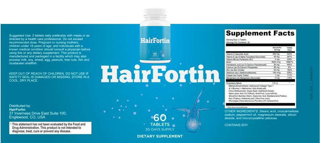 HairFortin hair growth supplement Facts